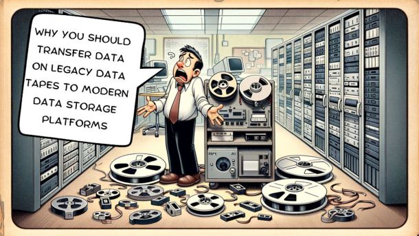Why You Should Transfer Data on Legacy Data Tapes to Modern Data Storage Platforms?